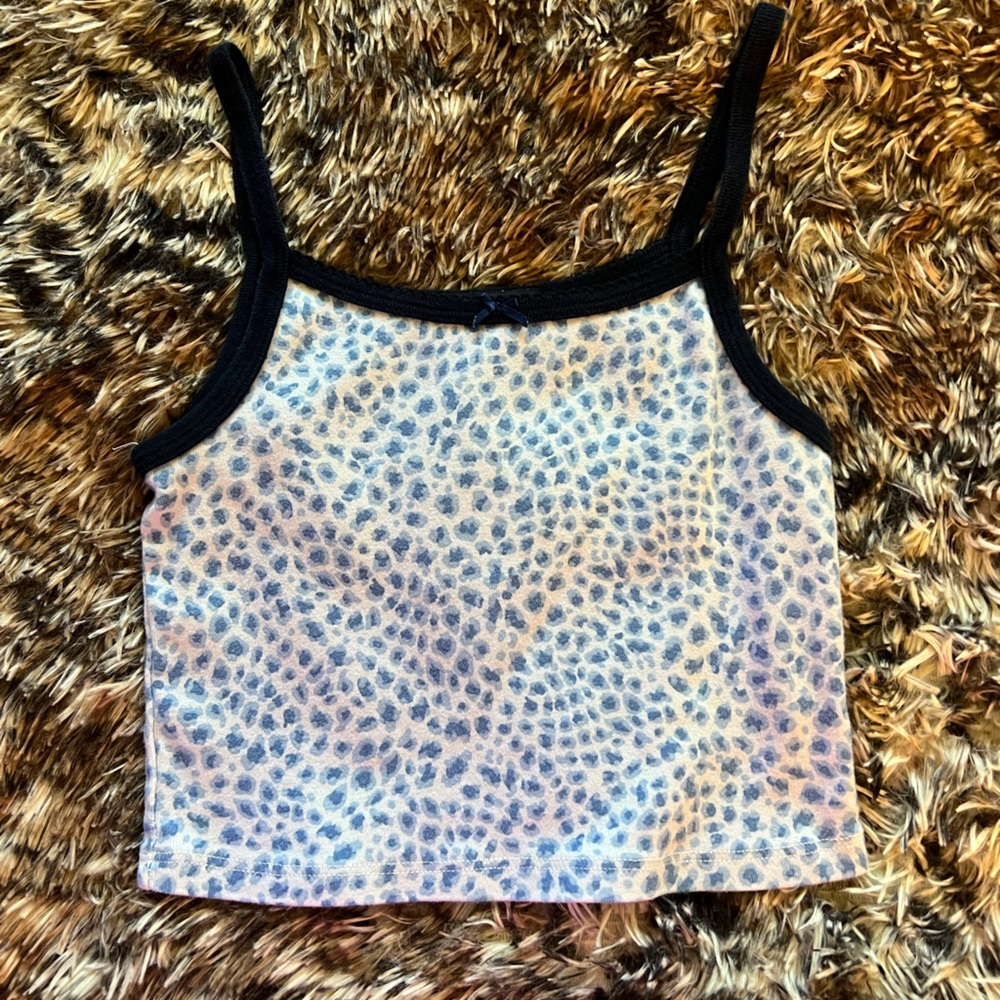 brandy blue leopard tank